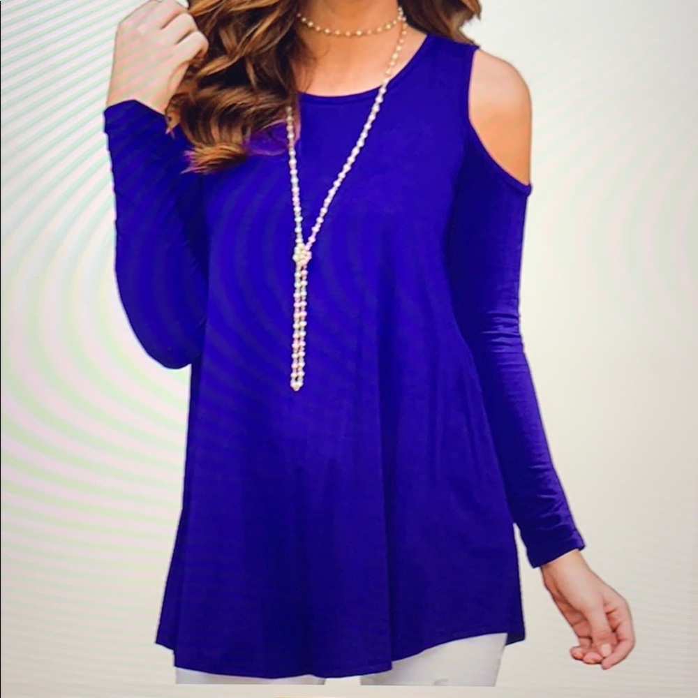 GORGEOUS WOMEN’S COLD SHOULDER TUNIC